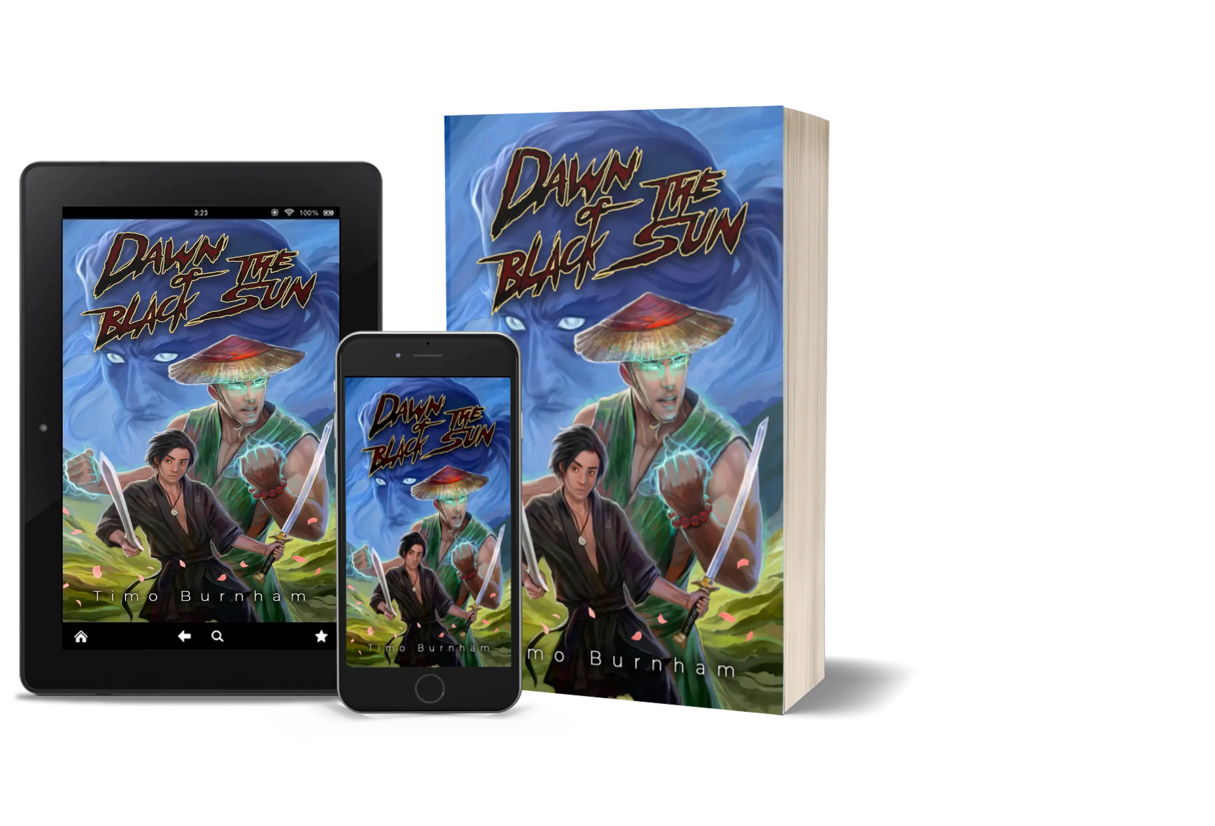 image of Black Saint in physical and digital